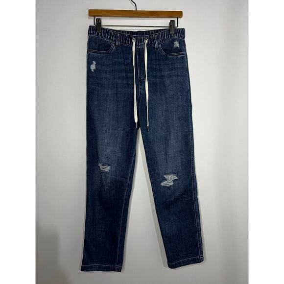 Aerie Tie Jeans Comfy Jegging Material Size Small - Picture 1 of 6